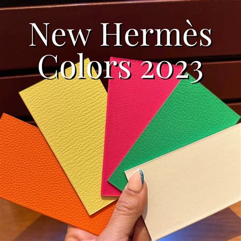 hermes 2023 colors.